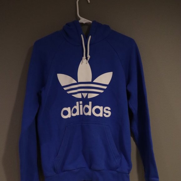 blue adidas hoodie